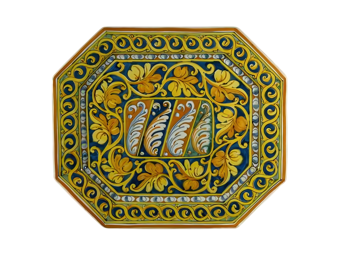 Piatto ottagonale grande piano