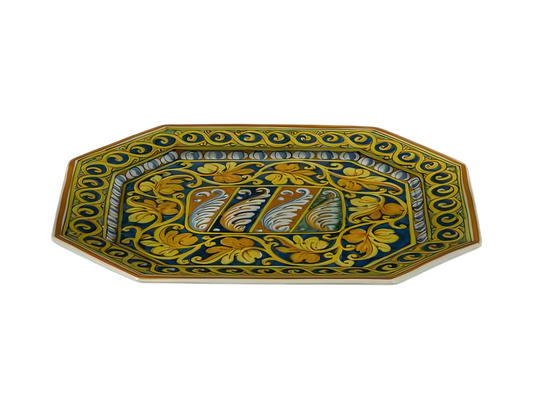 Large octagonal flat plate