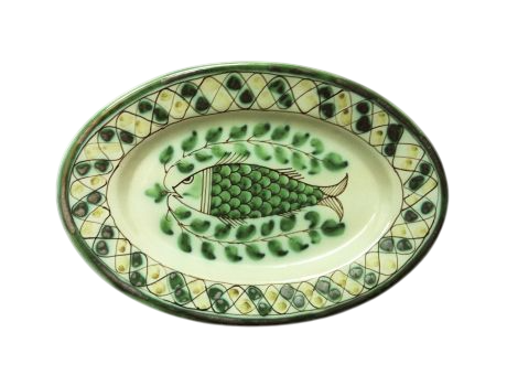Small oval plate