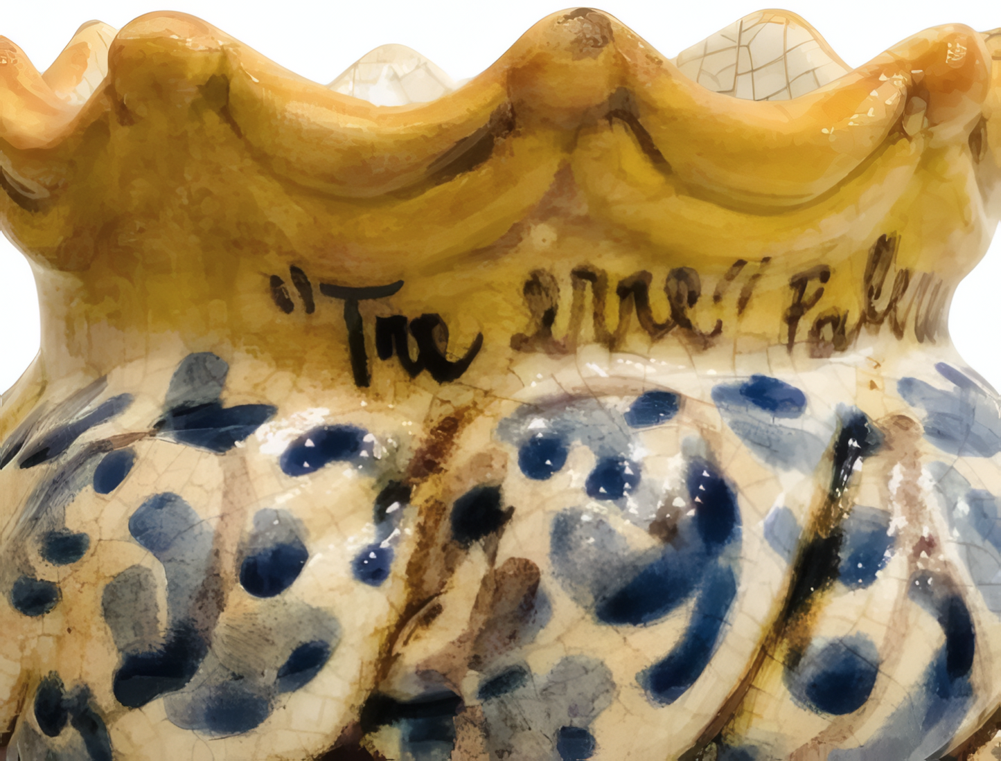 Pair of polychrome Moor's Heads H 14