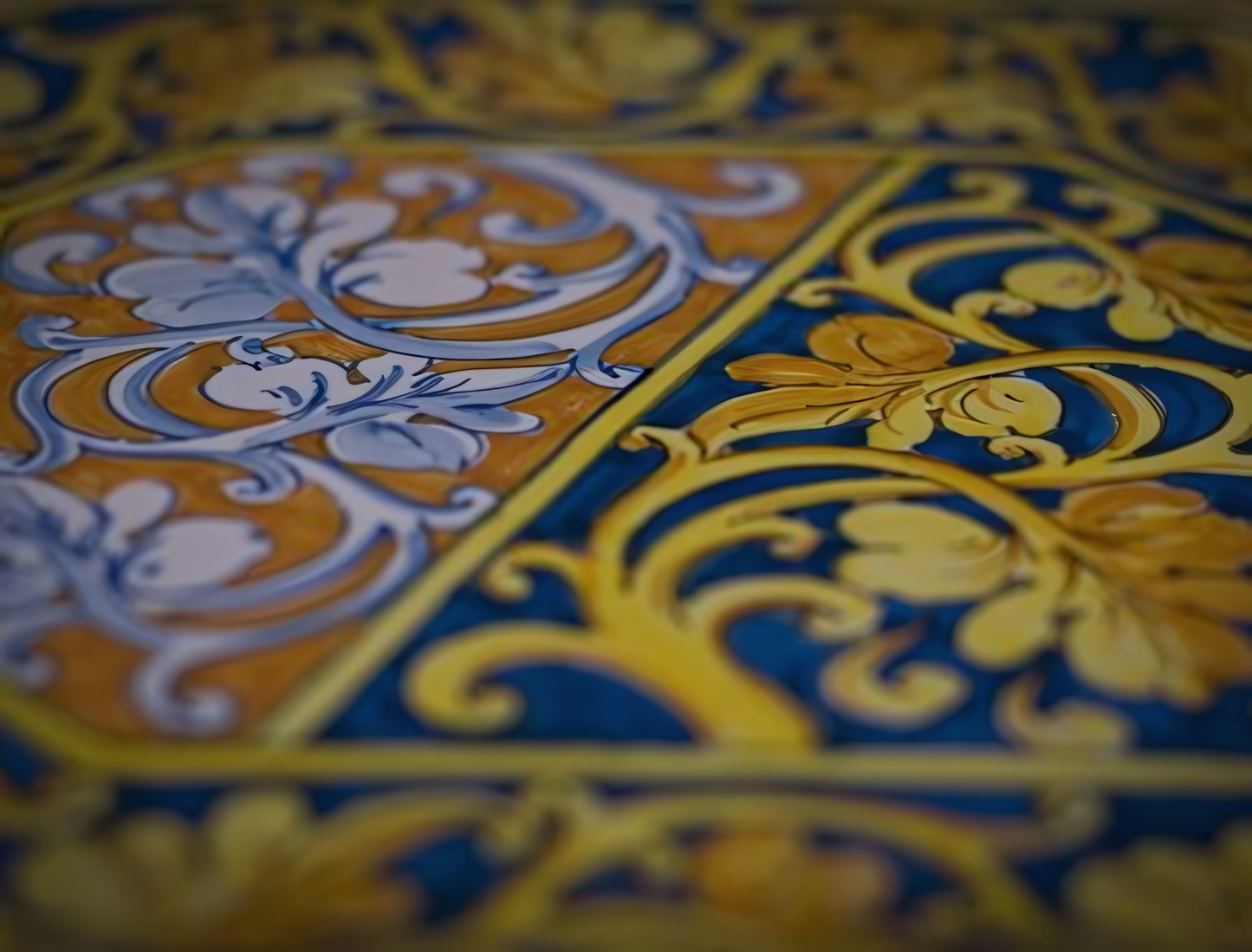 Piatto ottagonale quadro