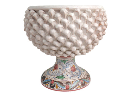 Mezzapigna grande piede decorato