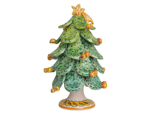 Albero di natale "Pala fico d'india" puntale stella