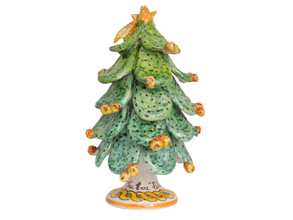 Albero di natale "Pala fico d'india" puntale stella