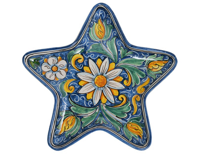 Vassoio stella decoro Margherita
