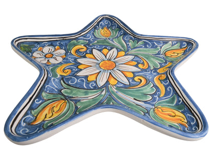 Vassoio stella decoro Margherita