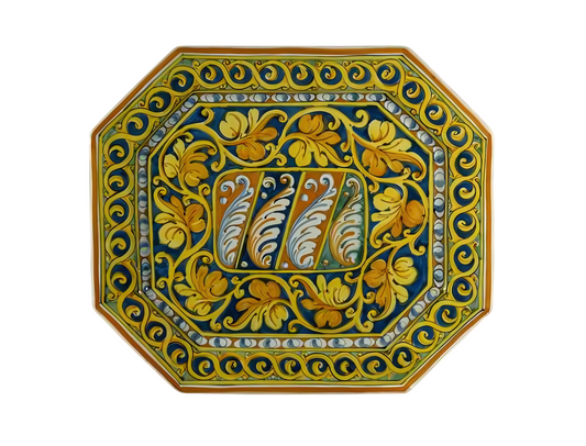 Piatto ottagonale grande piano