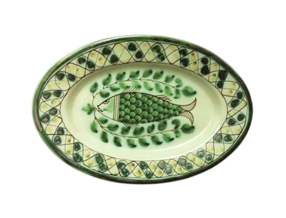 Small oval plate