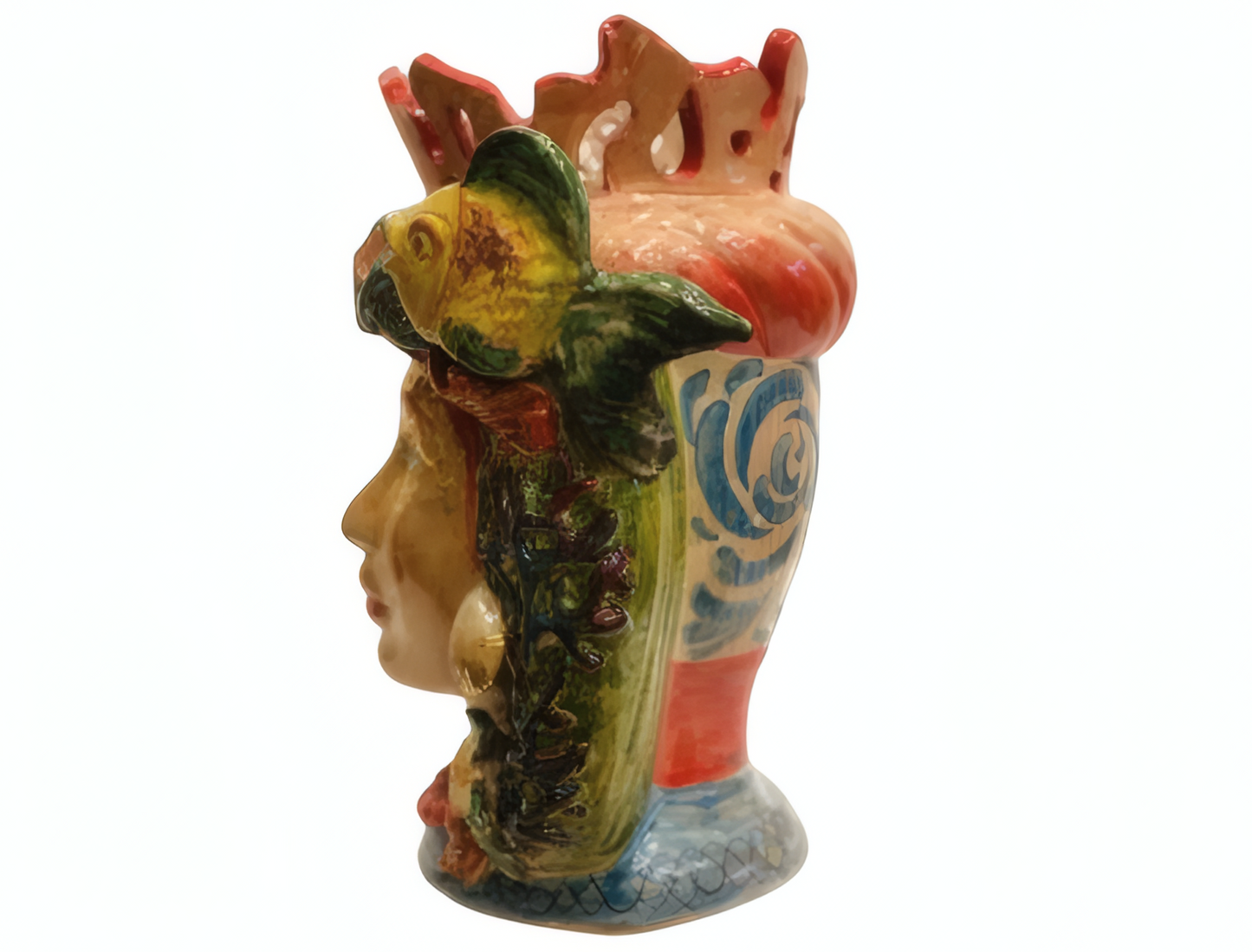 Pair of Moor's Heads "Atlantide" H 42 cm