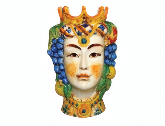 Testa di moro media frutta donna H 26 cm