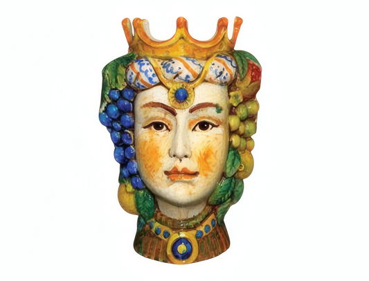 Testa di moro media frutta donna H 26 cm