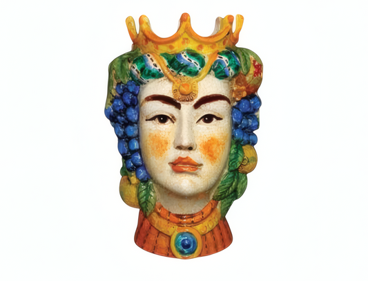 Medium Moor's Head Fruit Woman H 26 cm