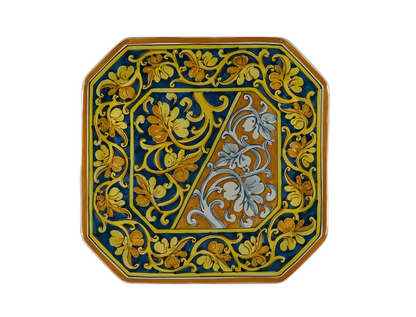 Piatto ottagonale quadro