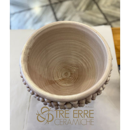 Mezzapigna grande piede decorato